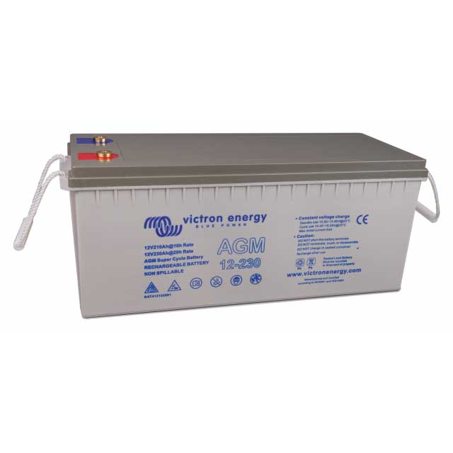 [VIBAT412060082] AGM Super Cycle accu met schroefdraad 12V/60Ah (M6)
