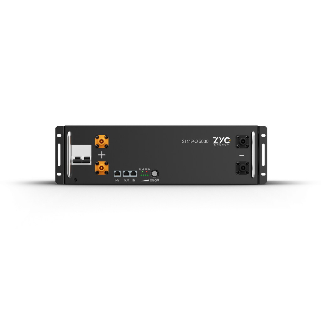 [ZYC-SIMPO5000] ZYC Battery Module Usable 5.12kWh