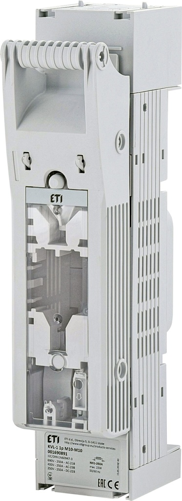 [ETI-416801911] Meszekeringhouder KVL-1 1p M10-M10 NH1