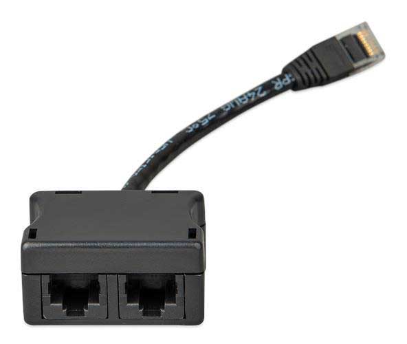 [VIASS030065510] RJ45-splitter 1x RJ45 mannelijk - 2x RJ45 vrouwelijk (15 cm)