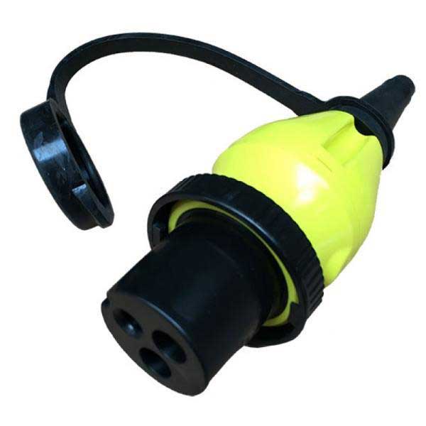 Stekker 32A/250Vac (2p/3w) voor stroomaansluiting 32A