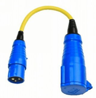 [VISHP307700280] Adapterkabel 16A naar 32A/250V-CEE-stekker 16A/CEE-koppeling 32A