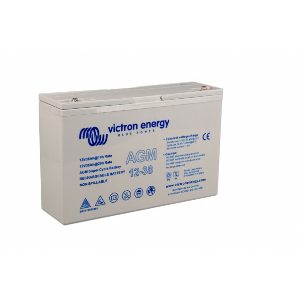 [VIBAT412038081] AGM Super Cycle accu met schroefdraad 12V/38Ah (M5)
