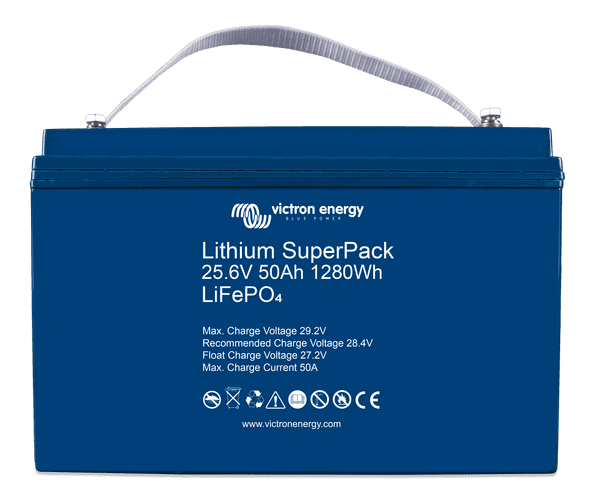 [VIBAT524050705] Lithium SuperPack 25,6V/50Ah (M8)