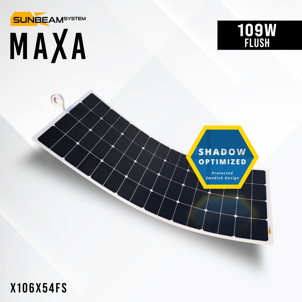[SB-X106x54FS] Maxa 109W Flush zonnepaneel