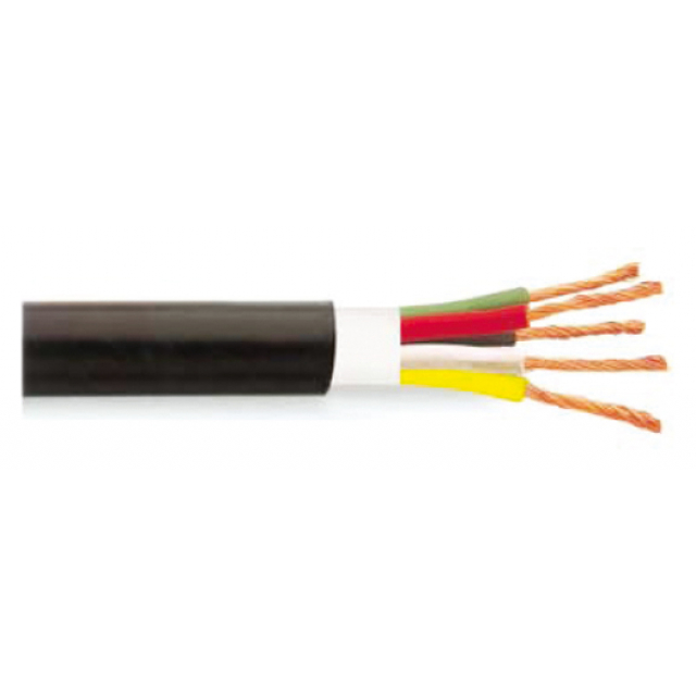 [HMLDM3X1.5] CN autokabel rond bruin/blauw/geel-groen