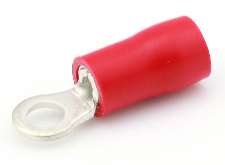 [RI556RED-100] Stekker met oog