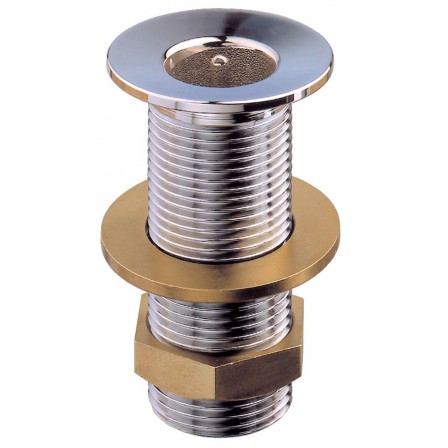 [GU1122C-06] Huiddoorvoer messing/verchroomd trechter