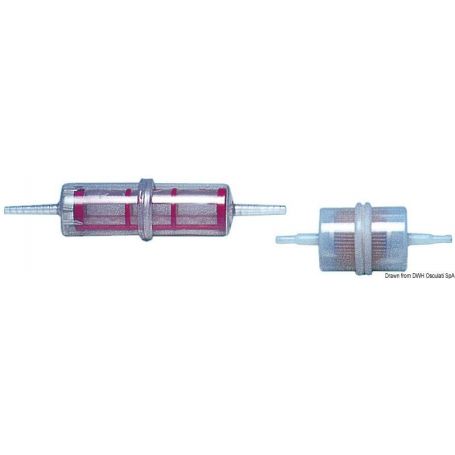 Inline plastic filter