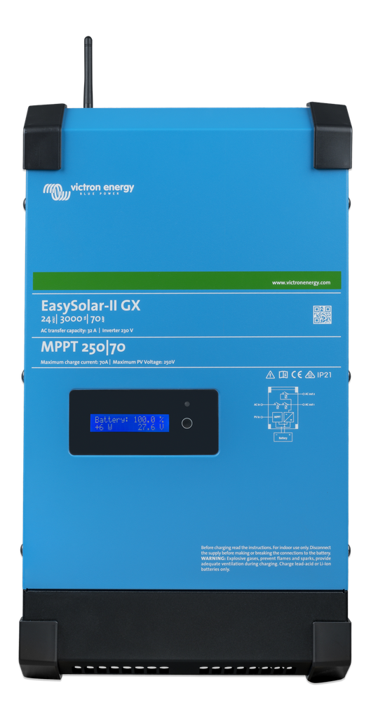 [VIPMP242307010] EasySolar-II GX 24/3000/70-32 MPPT 250/70